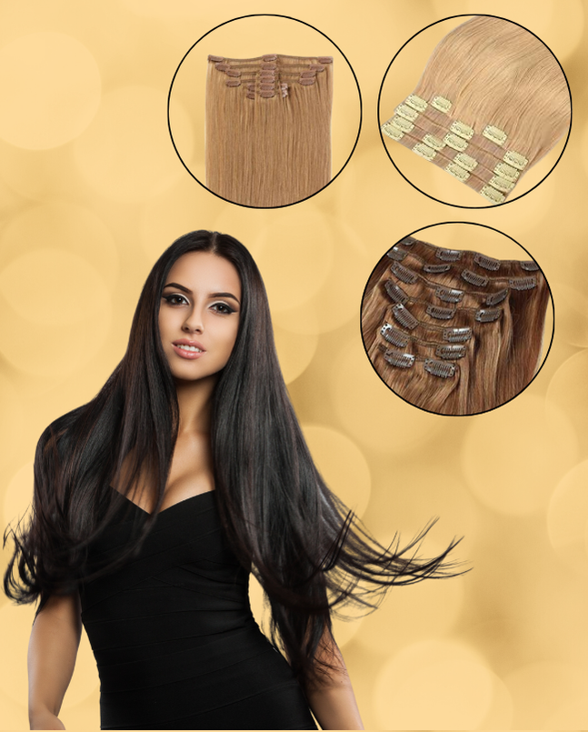 Clip-In Hair Extensions​