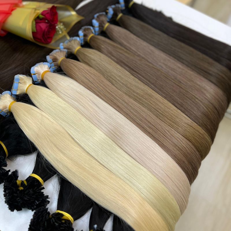 Luxury human hair extensions in Dubai