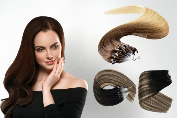 Micro Ring Hair Extensions Micro Extension, Hair Extension, Dubai Hair Extension, Naz Hairs, Sanaz